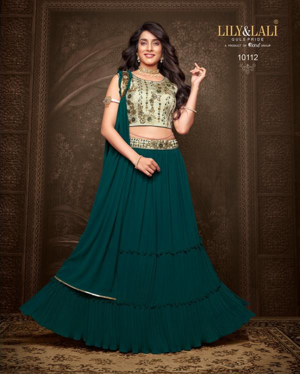Lily And Lali Tyohar Georgette Designer Wear Lehenga Collection